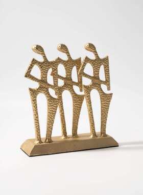 意现代轻奢创抽象人物雕39109塑艺术装饰玄摆视件客厅关电柜家居