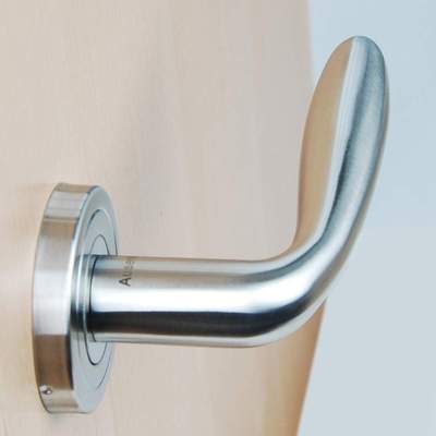 304不锈钢门锁冲压焊接空心拉手 仿精铸把手 室内木门门锁执手