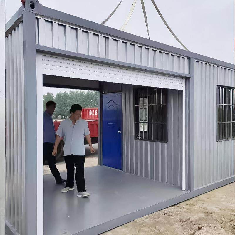 集装箱活动房料框架材钢配件住人结构门禁房移动房可拆板卸快拼箱