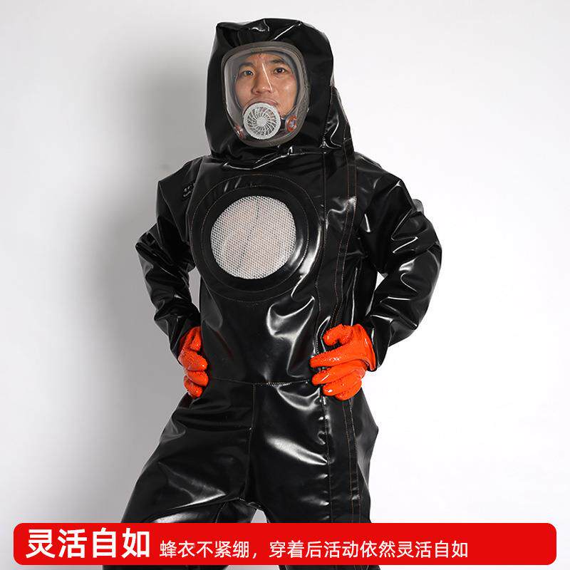 连体马蜂XDN体服带风扇服热全套全封闭防蜂加厚连蜂衣厂家现散货