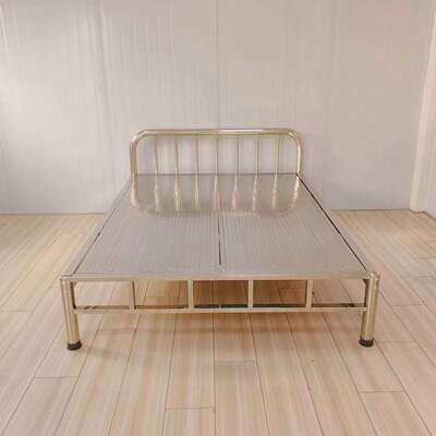 钢304不锈床家用加厚1米5双人床1681加米粗18特厚床防虫防潮铁艺