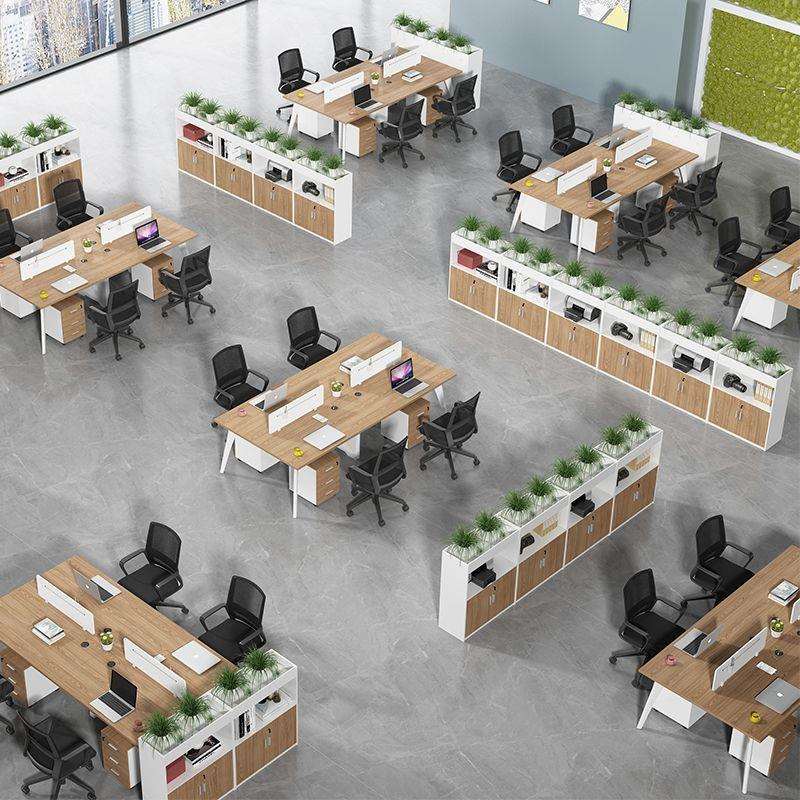 屏风隔断办室物柜办公桌边柜侧柜置公纳文件柜资料收柜矮柜花555