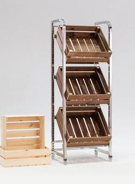 锈三层家钢用厨房多31258功能菜架架多层超市货架展示柜商用置不