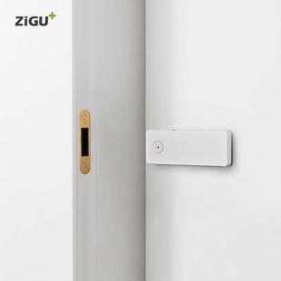 极简室内门锁室执把手儿童磁吸卧静音生态锁ST02简约无手通型用锁