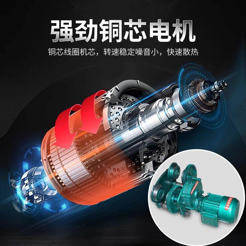 链1吨3米【动条电动动芦带手推电跑车3葫80V2吨运行移式龙门架连