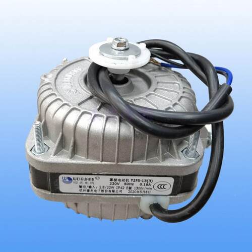微罩Z极电机YF5热-13(3)/22W冷柜制冰光机冰箱散冷凝马YZF5-13(达