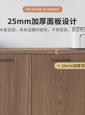 文件柜办04.10室矮柜落地边柜客厅收纳柜柜组合小子储柜物公靠墙