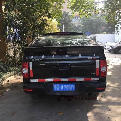 江帅铃t60后箱盖运淮动款斜盖瑞驰瑞改装上汽通T6皮大卡车后盖后