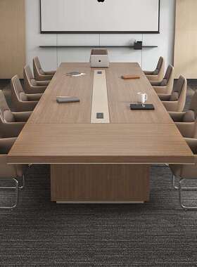 大型办公会议桌长桌简约SL-HYZ-0椅现代会桌议条室桌组合长子