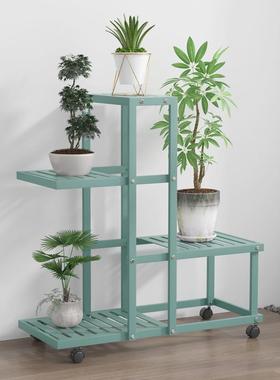 跨阳境台铁艺落一地多层花架客厅现代简约绿萝花盆架G2001置物架