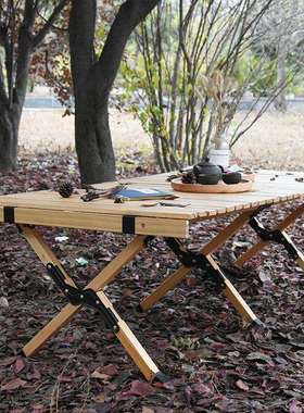 便式户外折叠桌车载摆摊烤桌厂BG-42549蛋携卷桌家用烧野餐折椅旅