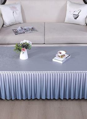 新款茶几尘保护罩茶几套桌布盖布皮革防防68903水油防烫厅免洗防