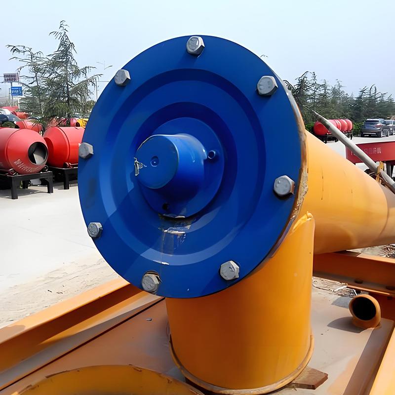 蛟龙螺旋输送EVD机泥粉水煤灰颗管式提升机沙搅拌站螺粒旋上料机