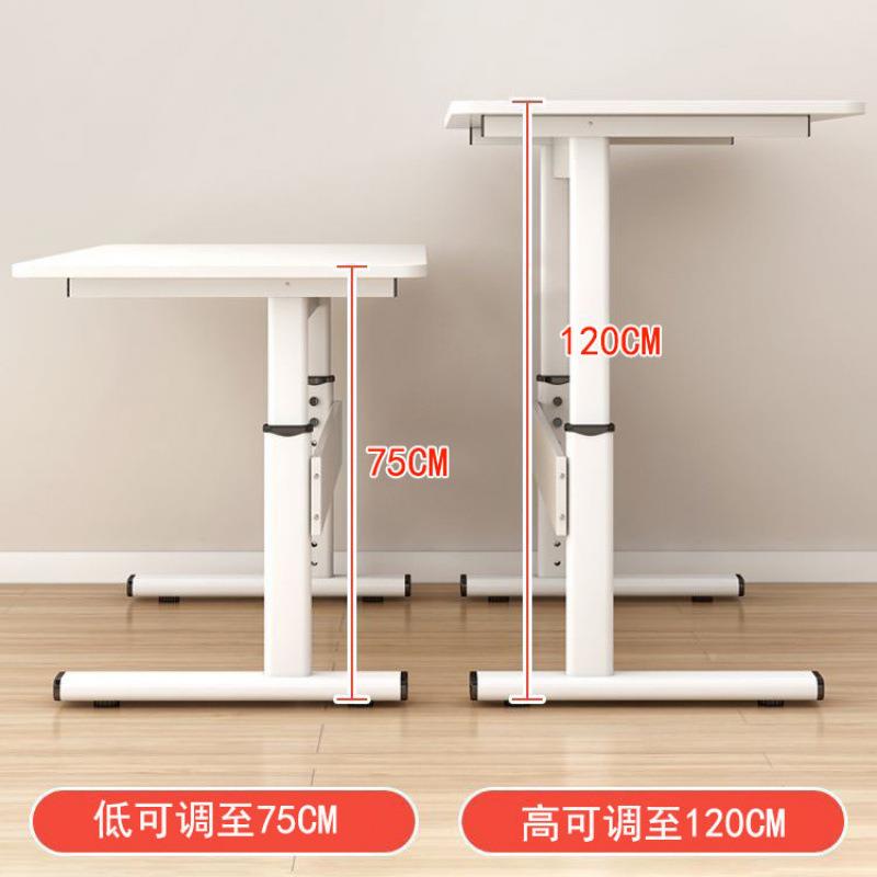 书桌桌腿升级手办动公电脑桌升降家写字桌卧用室电脑降桌升347学
