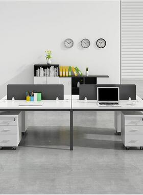 广办家具卡18316位职员办公位桌四人多人位电脑桌现西代简公约员