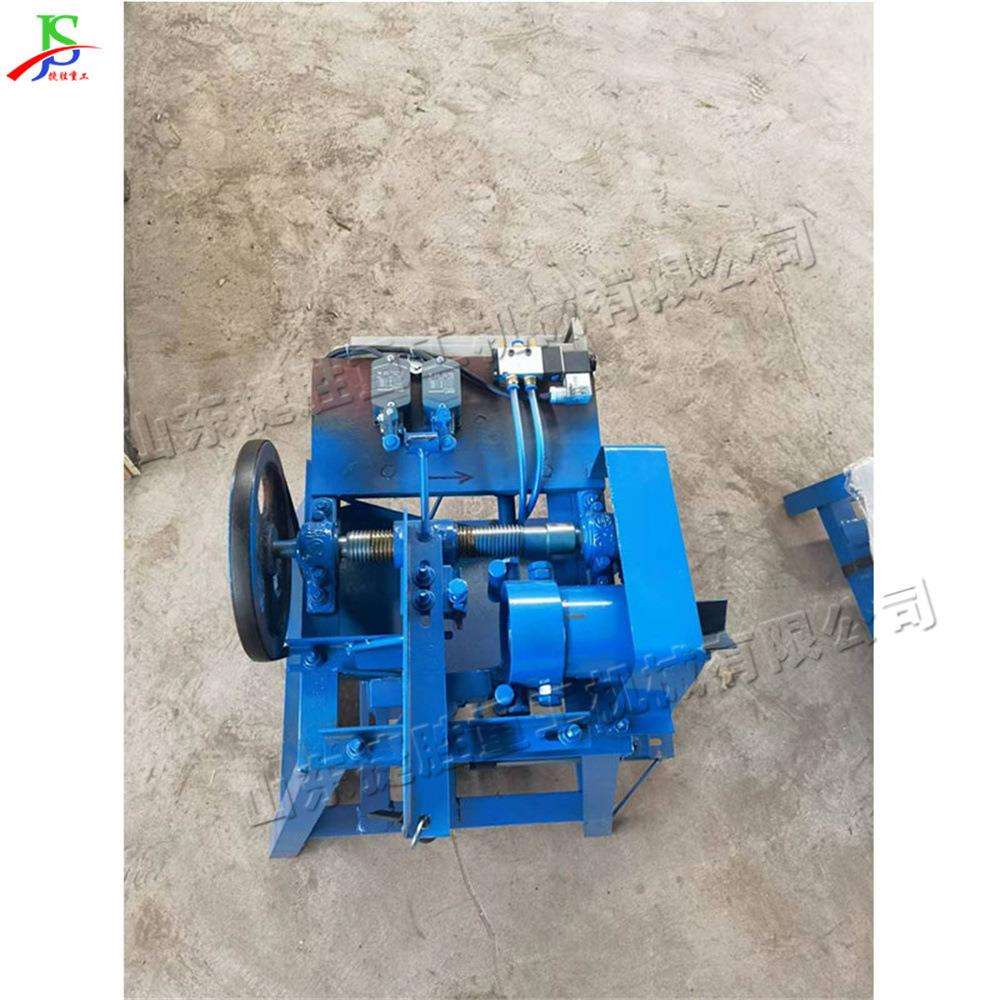 半自动圆木棒开牙机小型材扫把杆螺纹机js-sdi-6卧式木柄圆形木攻