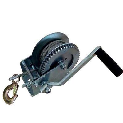 1自锁式摇绞盘手动卷扬机提车升机刹手手动绞车手动牵带引机