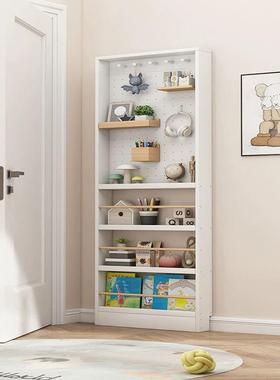新款实木架门洞洞板物架后落地夹缝薄柜缝JRT隙窄柜书架收置纳架