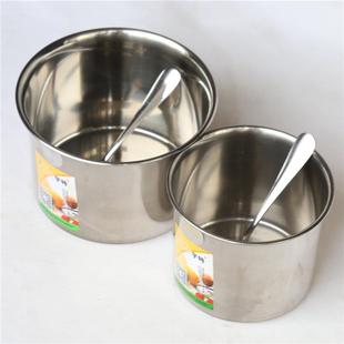 众之亿不锈钢8圆格加厚大号带调料盒4格6味味ltao5715盒盖留样方