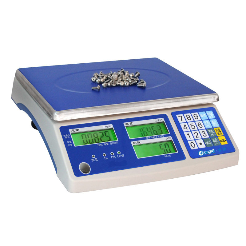 亚津衡器YTC(C)计数电子台称3/6/15/30kg高精度桌秤RS232,五金/工具,商用台秤/工业台秤,淘宝优惠券,粉丝福利购,淘宝优惠卷