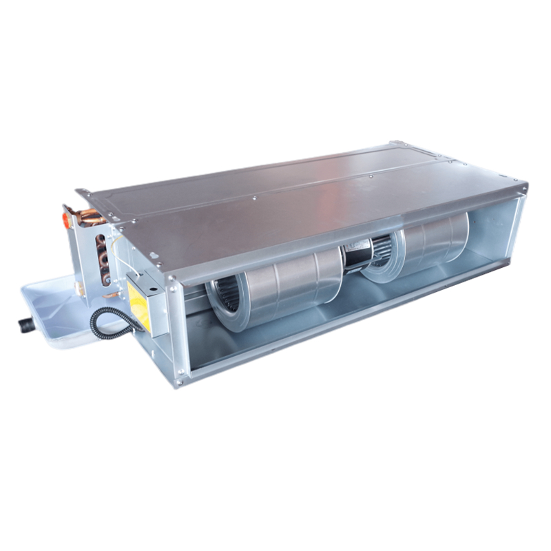 卧式暗装风机盘管回风箱款水冷暖静音空气能家用井水空调中央空调