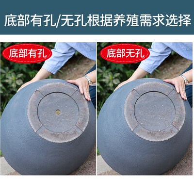 加厚塑料花盆荷花盆特大号仿陶瓷阳台种树深高养鱼碗莲睡莲