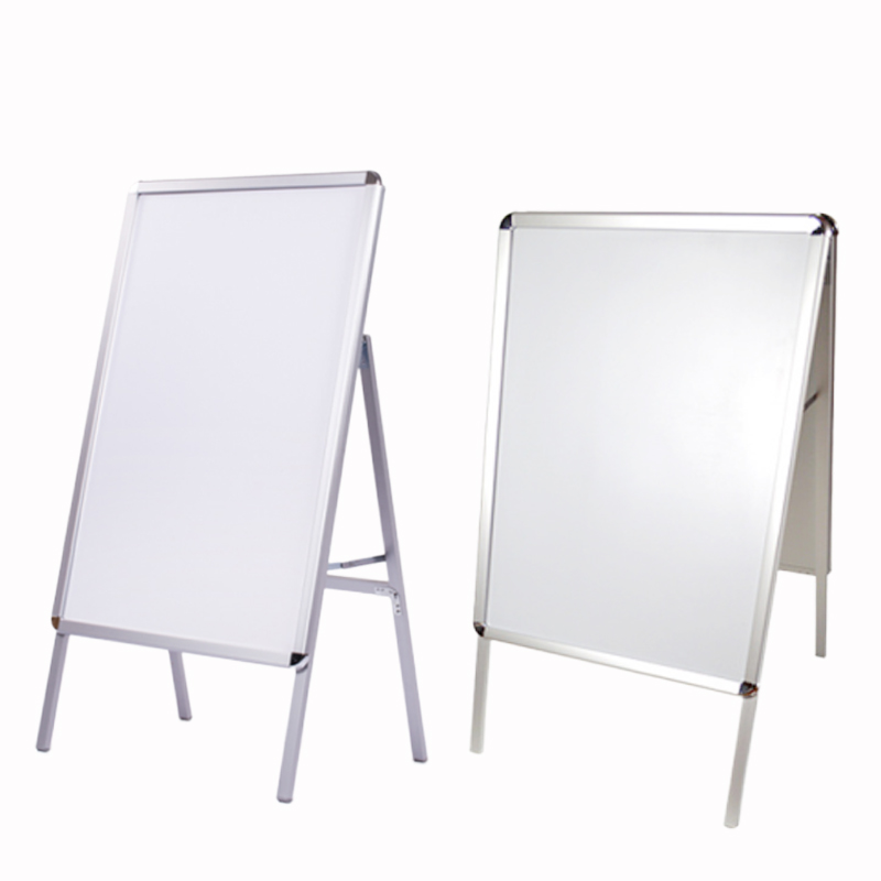 单面铝合金字展示架海报架面折叠架立牌落地式宣传板型人字架
