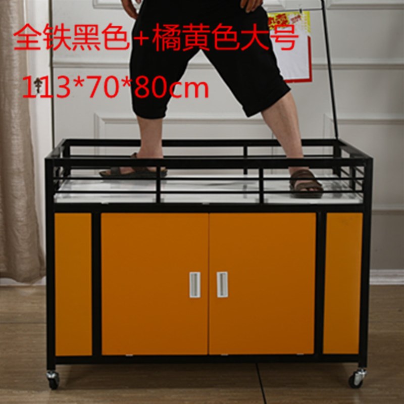 超市新款金属旋转促销车甩折叠地摊车低价处理台花车展示架售货车