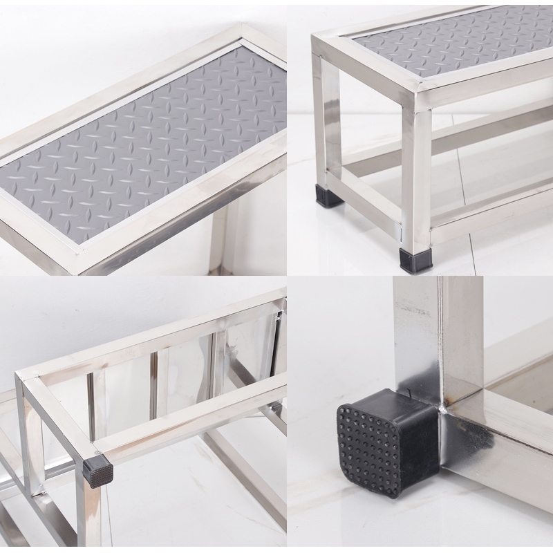 304#不锈钢防滑脚踏凳二步梯台阶脚凳室内家用凳踩脚凳妇科检查凳