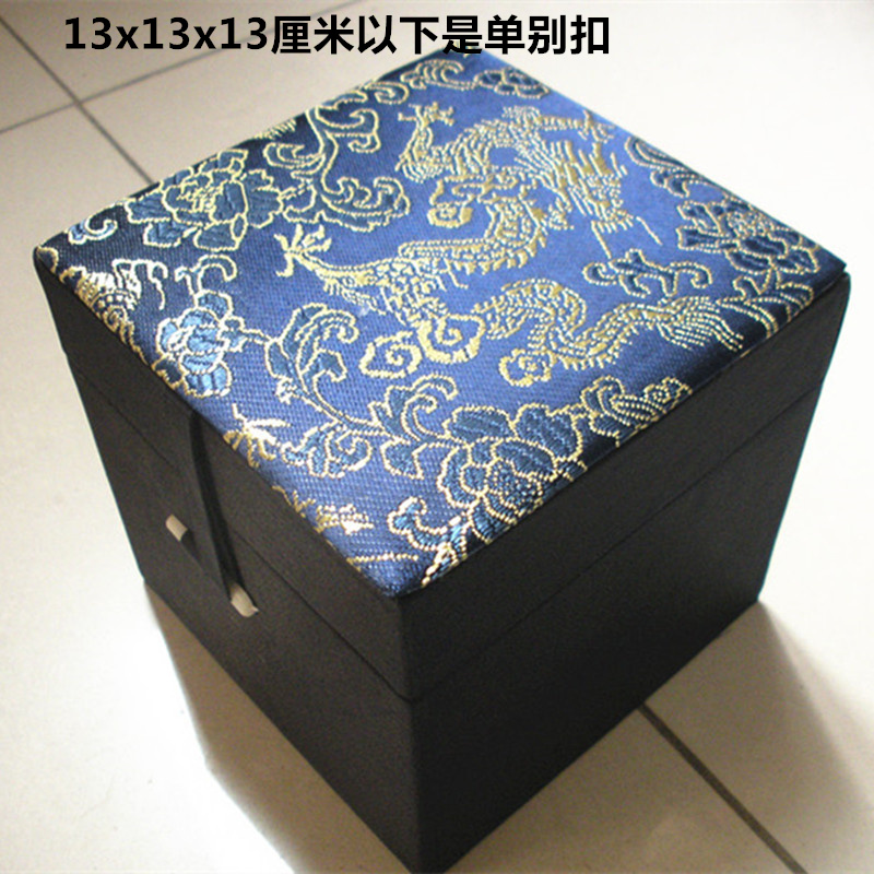 高档锦盒笔筒盒茶壶碗罐子水晶球玉玺紫砂壶工艺礼品盒包装盒订做