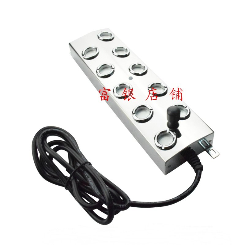 十头雾化头工业加湿假山水池喷雾造雾器景观加湿超声波雾化器