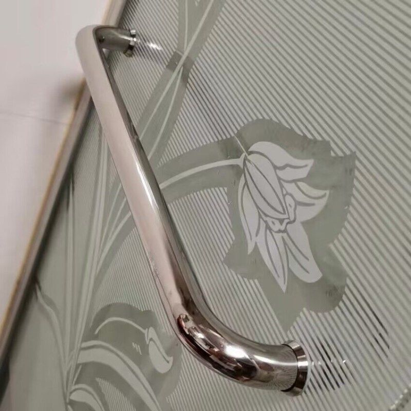 移门拉手孔距5卫生间浴室门把手铜芯扶手圆弧移门把手