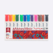 擦写水性擦笔儿童涂鸦彩色大容量白板笔办公文具粗款 白板笔