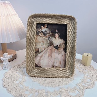 萨金特古典人物复古油画装饰画桌面法式相框客厅卧室家居饰品