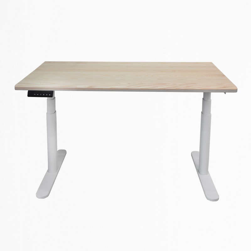 北美白蜡木电动升降桌智能书桌办公桌台式电脑桌升降桌腿