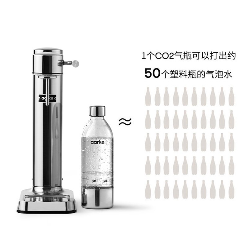 aarke瑞典C3气泡水家用便携自制碳酸饮料苏打水打气气泡机汽水机