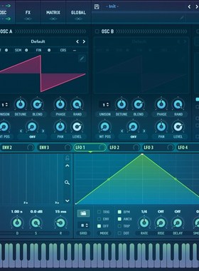Xfer erum 血清合成器 1. 编曲软音源插件含预制和皮肤 PC MC