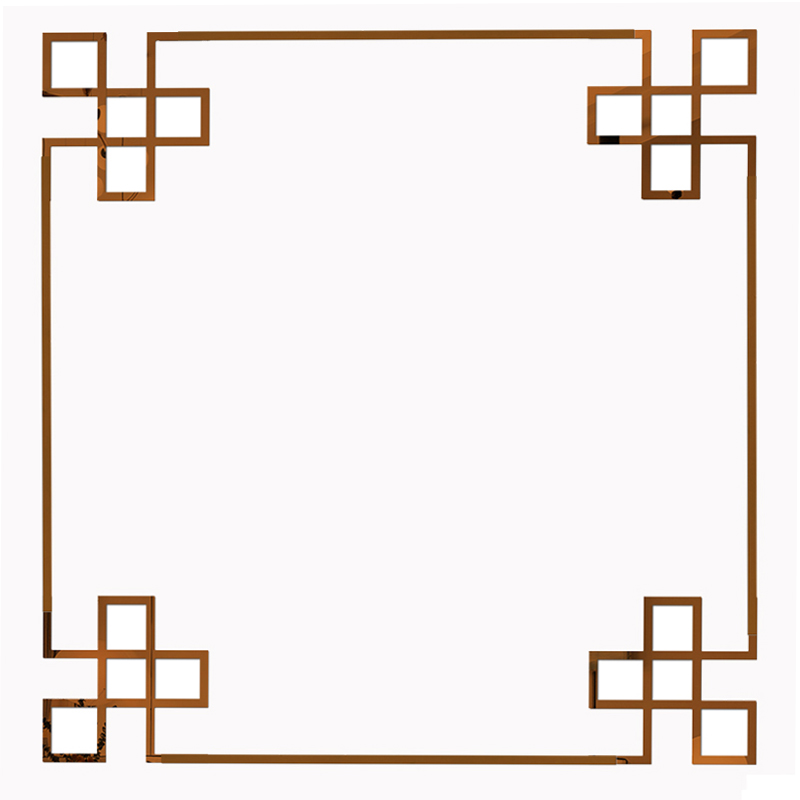 天花板对角吊顶装饰顶角线装饰条自粘立体边框墙贴镂空镜面墙贴 - 封面