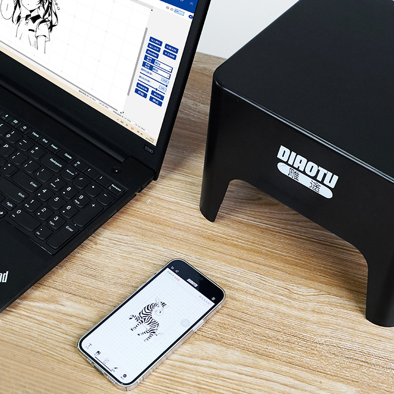 雕途微型桌面激光雕刻机不锈钢打印刻字机迷你打标机全自动便携式