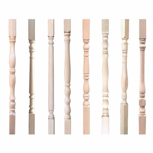 实木楼梯扶手榉红橡实木栏杆室内欧中式飘窗阳台护栏包安装