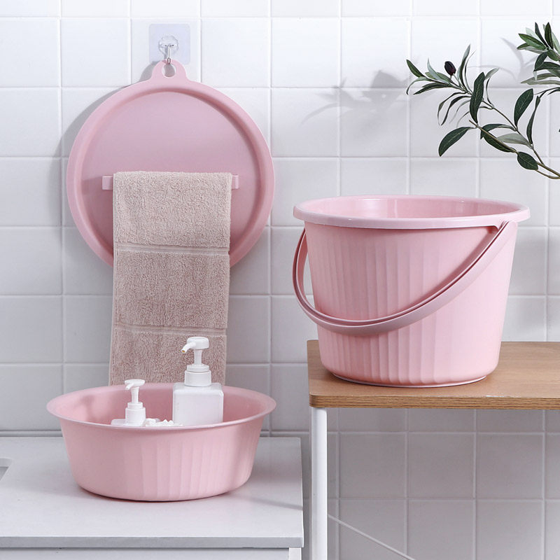 家用带盖水桶脸盆装学生宿舍洗澡洗衣桶家务洁加厚储水桶,家庭/个人清洁工具,水桶,淘宝优惠券,粉丝福利购,淘宝优惠卷