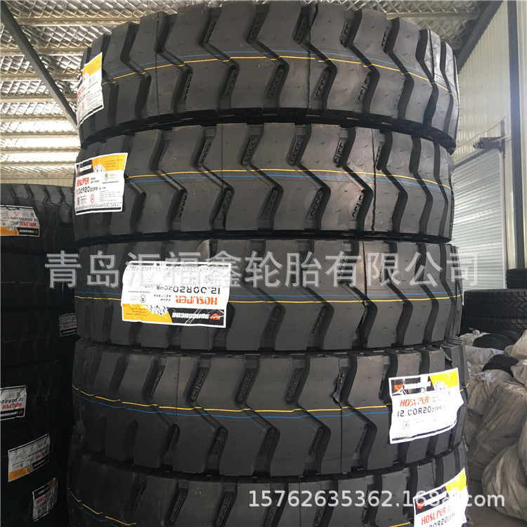 永盛12.00R20四后八翻斗车胎图片
