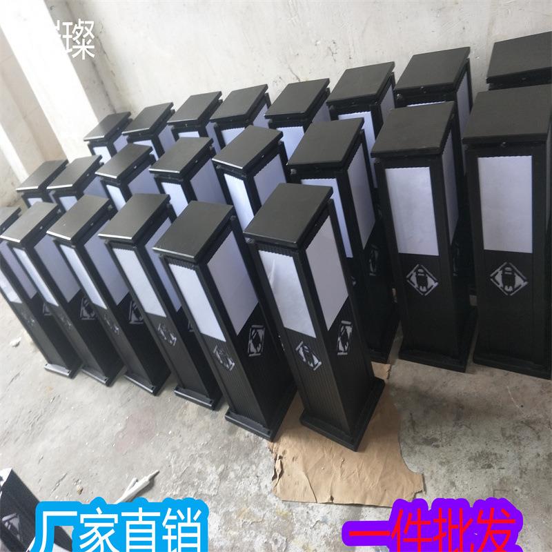 中式仿古太阳能草坪灯户外mled方形不锈钢花园别墅景观灯复古风