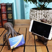 欧式 饰品 创意铸铁铁艺手架名片架办公室家居架装