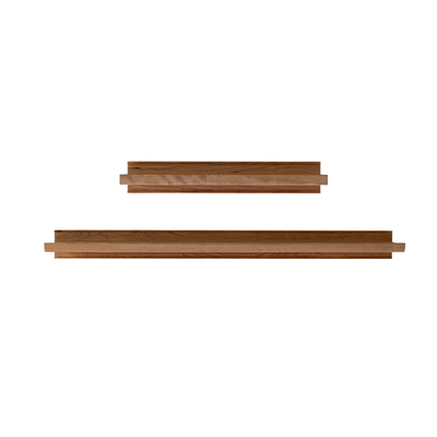 山隐造物丁字搁板家具樱桃实木上壁挂一字置物搁板架
