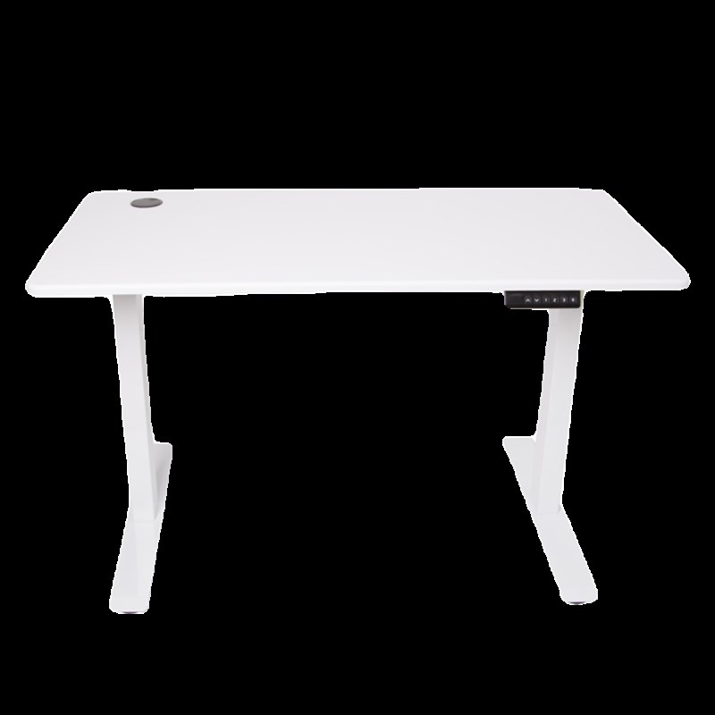 定制电动升降桌腿电脑办公学习工作台黑胡桃实木自动桌脚桌架书桌