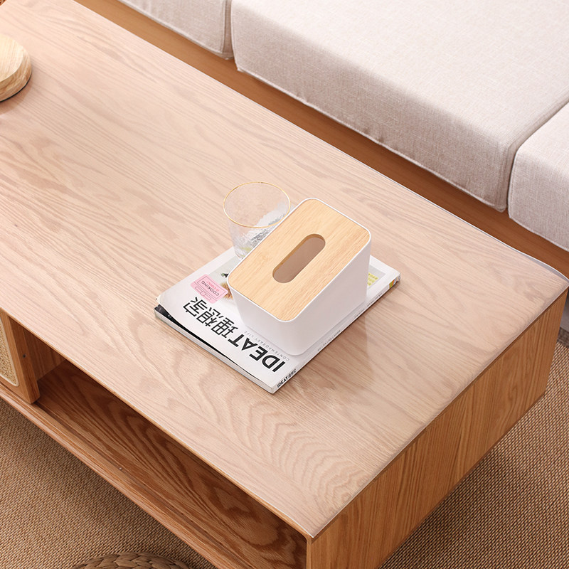 无异味茶几垫tu桌垫软玻璃桌布抗霉菌餐桌垫食品级tu茶几布