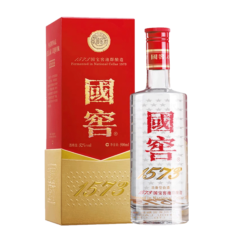 泸州老窖国窖1573 浓香型白酒52度单瓶500ml送礼宴请