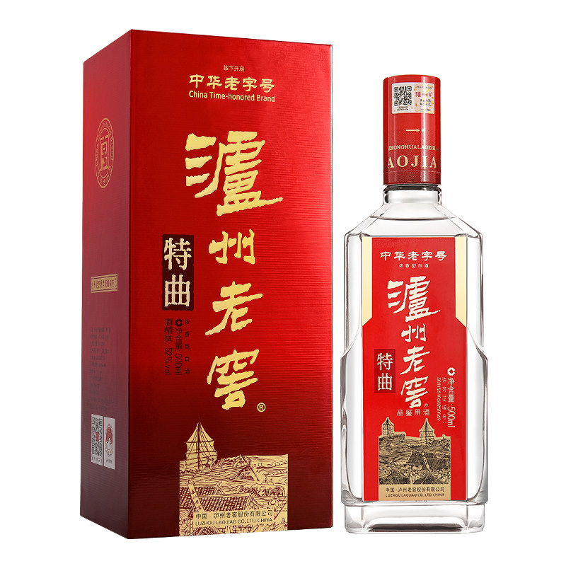 泸州老窖特曲500ml 52度浓香型白酒送礼