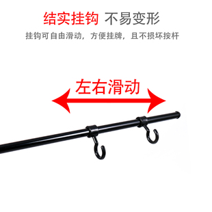 果蔬牌挂架超市价格牌架子蔬菜水果堆头区货架展示架带横杆挂钩